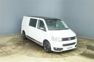 VOLKSWAGEN TRANSPORTER T32 LWB DIESEL SPECIAL EDITION 2.0 BiTDI 180PS Sportline Kombi Van Diesel - WHITE - WA16MFF - 5 Door Panel Van