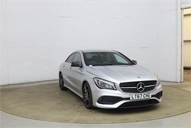 MERCEDES-BENZ CLA CLA 220d AMG Line 4dr Tip Auto Diesel - SILVER - LT67CHG - 4 Door Saloon