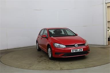 VOLKSWAGEN GOLF 1.0 TSI S 5dr Petrol - RED - EF68JZN - 5 Door Hatchback