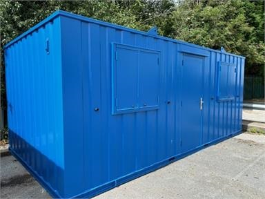 JERICO ANTI VANDAL OFFICE 20 X 10 MOBILE OFFICE (NEW UNUSED) Not Specified - BLUE - JAV001 - Plant Item