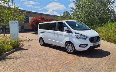 FORD TOURNEO CUSTOM L2 DIESEL FWD 2.0 EcoBlue 130ps Low Roof 8 Seater Titanium Diesel - WHITE - MD68KZT - Bus (Mini Less 18 seats)