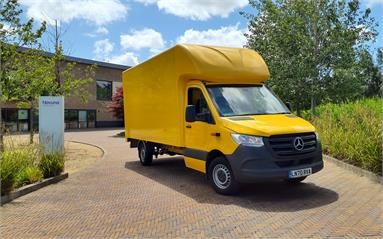 MERCEDES-BENZ SPRINTER 314CDI L3 DIESEL RWD 3.5t Progressive Luton Diesel - YELLOW - LN70RVA - 2 Door Luton Box Body