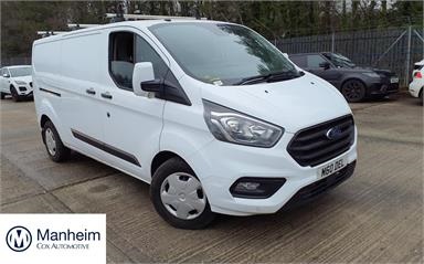 FORD TRANSIT CUSTOM 340 L2 DIESEL FWD 2.0 EcoBlue 130ps Low Roof Trend Van Diesel - WHITE - LA19BXS - 6 Door Panel Van