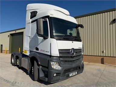 MERCEDES-BENZ ACTROS 2545 6X2 STREAMSPACE EURO 6 TRACTOR UNIT Diesel - WHITE - FJ64FSE - Tractor Unit