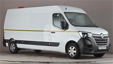 RENAULT MASTER LWB DIESEL FWD LM35dCi 135 Business+ Medium Roof Van Diesel - WHITE - HT23KFK - Panel Van
