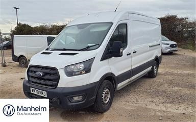 FORD TRANSIT 350 L3 DIESEL FWD 2.0 EcoBlue 130ps H2 Leader Van Diesel - WHITE - WM70NMJ - 6 Door Panel Van
