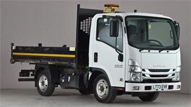 ISUZU N35.125S GRAFTER SWB DIESEL Tipper Auto Diesel - WHITE - LT73EVR - Tipper Body