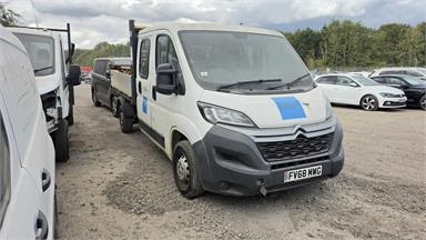 CITROEN RELAY 35 L3 DIESEL 2.0 BlueHDi Crew Cab Tipper 160ps Plus Diesel - WHITE - FV68MWG - 4 Door Tipper Body