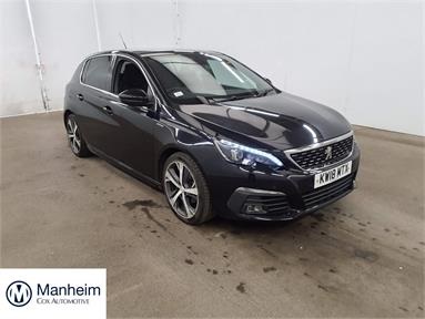 PEUGEOT 308 1.2 PureTech 130 GT Line 5dr Petrol - BLACK - KW18MTX - 5 Door Hatchback