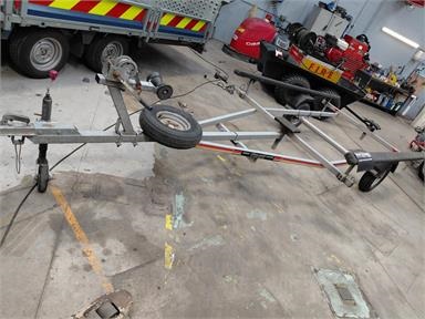 SBS BOAT TRAILER SINGLE AXLE Not Specified - SILVER - 81119489 - Trailer
