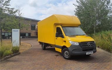 MERCEDES-BENZ SPRINTER 314CDI L3 DIESEL RWD 3.5t Progressive Luton Diesel - YELLOW - LN70RVK - 2 Door Luton Box Body