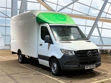 MERCEDES-BENZ SPRINTER 314CDI L2 DIESEL FWD 3.5t Progressive Chassis Cab Diesel - WHITE - PF70PZS - 2 Door Luton Box Body