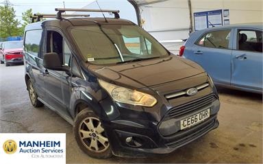 FORD TRANSIT CONNECT 200 L1 DIESEL 1.5 TDCi 120ps Limited Van Diesel - BLACK - CE66OHR - 5 Door Panel Van