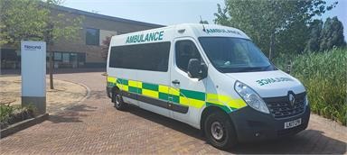 RENAULT MASTER L3 DIESEL FWD dCi 130 3T5 H2 Comfort Platform Cab Diesel - WHITE - LK17CPN - 5 Door Ambulance Emergency (First Line)