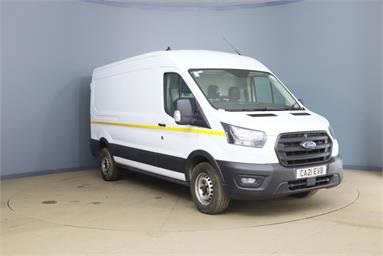 FORD TRANSIT 350 L3 DIESEL FWD 2.0 EcoBlue 130ps H2 Leader Van Diesel - WHITE - CA21EVB - 5 Door Panel Van
