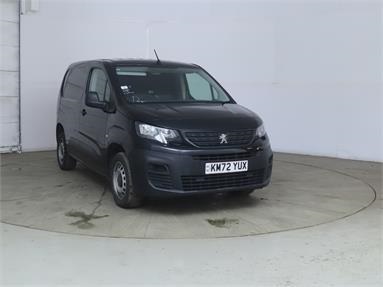 PEUGEOT PARTNER STANDARD DIESEL 1000 1.5 BlueHDi 100 Professional Premium + Van Diesel - NERA BLACK - KM72YUX - 5 Door Panel Van