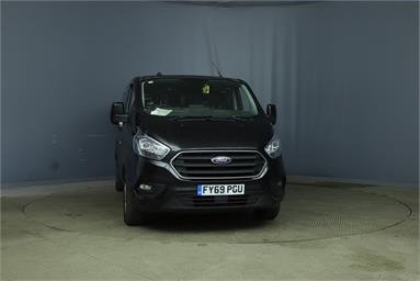 FORD TRANSIT CUSTOM 320 L2 DIESEL FWD 2.0 EcoBlue 130ps Low Roof D/Cab Limited Van Diesel - BLACK - FY69PGU - 6 Door Panel Van
