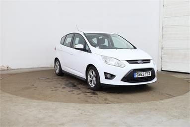 FORD C-MAX 1.6 TDCi Zetec 5dr Diesel - WHITE - SN63YCT - 5 Door MPV