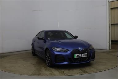 BMW I4 400kW M50 83.9kWh 5dr Auto Electric - BLUE - GM22APO - 4 Door Coupe