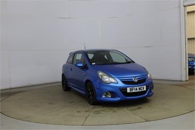 VAUXHALL CORSA 1.6T VXR 3dr Petrol - BLUE - BF14MGV - 3 Door Hatchback