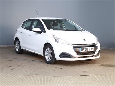 PEUGEOT 208 1.2 PureTech 82 Active 5dr Petrol - WHITE - MF66JJZ - 5 Door Hatchback