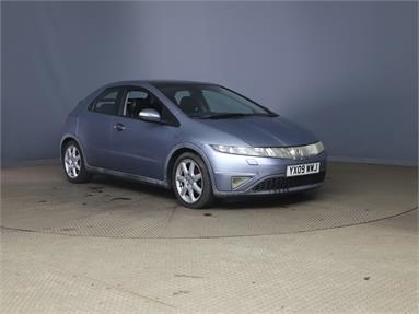 HONDA CIVIC 1.8 i-VTEC EX 5dr Petrol - BLUE - YX09WWJ - 5 Door Hatchback