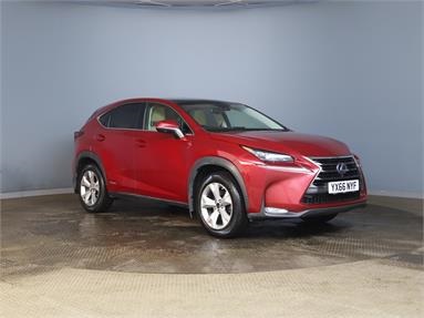 LEXUS NX 300h 2.5 Premier 5dr CVT Petrol/Hybrid - RED - YX66NYF - 5 Door Estate