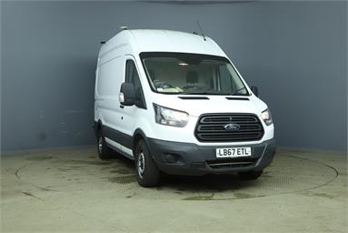 FORD TRANSIT 350 L2 DIESEL FWD 2.0 TDCi 130ps H3 Van Diesel - WHITE - LB67ETL - 5 Door Panel Van