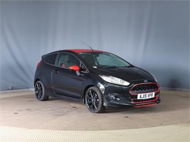 FORD FIESTA 1.0 EcoBoost 140 Zetec S Black 3dr Petrol - BLACK - AJ15VPR - 3 Door Hatchback