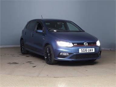 VOLKSWAGEN POLO 1.8 TSI GTI 5dr DSG Petrol - BLUE - SG16UAV - 5 Door Hatchback