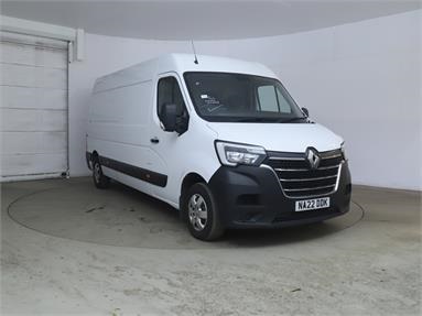 RENAULT MASTER LWB DIESEL FWD LM35dCi 135 Business+ Medium Roof Van Diesel - WHITE - NA22DDK - 5 Door Panel Van