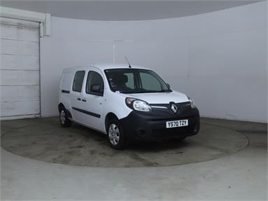 RENAULT KANGOO MAXI ZE ELECTRIC LL21 44kW 33kWh Business i-Crew Van Cab Auto Low Roof MWB 5 Seats Electric - WHITE - YS70TZY - 6 Door Window Van