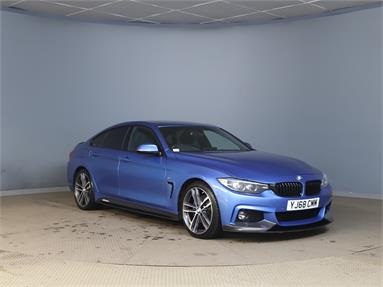 BMW 4 SERIES 420i M Sport 5dr Auto [Professional Media] Petrol - BLUE - YJ68CMM - 4 Door Coupe