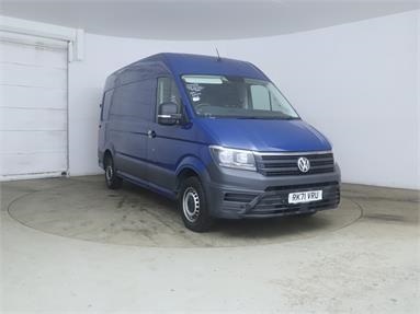 VOLKSWAGEN CRAFTER CR35 MWB DIESEL FWD 2.0 TDI 140PS Trendline Business H/Roof Van Auto Diesel - BLUE - RK71VRU - 5 Door Panel Van