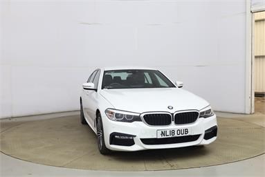 BMW 5 SERIES 530e M Sport 4dr Auto Petrol PHEV - WHITE - NL18OUB - 4 Door Saloon