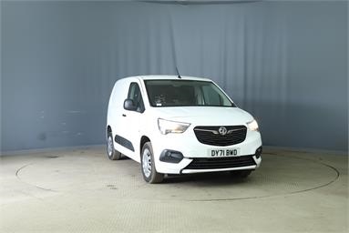 VAUXHALL COMBO CARGO L1 DIESEL 2300 1.5 Turbo D 100ps H1 Sportive Van Diesel - WHITE - DY71BWD - 5 Door Panel Van