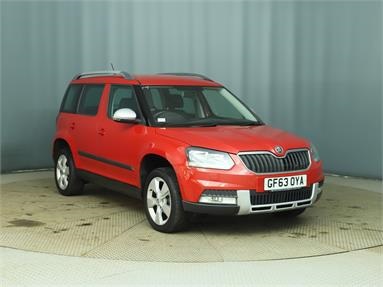 SKODA YETI OUTDOOR 1.2 TSI SE 5dr DSG Petrol - Red - GF63OYA - 5 Door Hatchback