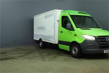 MERCEDES-BENZ SPRINTER 314CDI L2 DIESEL FWD 3.5t Progressive Chassis Cab Diesel - GREEN - YA70YST - 2 Door Fridge Box Van Body