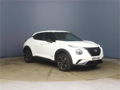 NISSAN JUKE 1.6 Hybrid N-Connecta 5dr Auto Petrol/Hybrid - WHITE - WD24OAG - 5 Door Hatchback