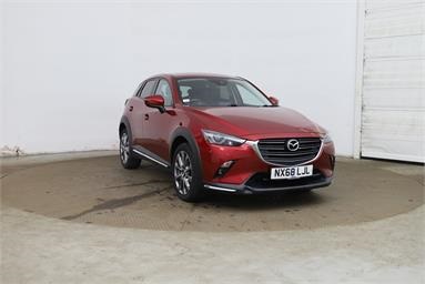 MAZDA CX-3 2.0 Sport Nav + 5dr Auto Petrol - RED - NX68LJL - 5 Door Hatchback