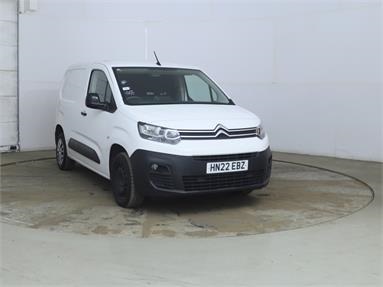 CITROEN BERLINGO M DIESEL 1.5 BlueHDi 1000Kg Enterprise Pro 100ps [6 Speed] Diesel - Polar White - HN22EBZ - 5 Door Panel Van