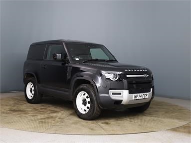 LAND ROVER DEFENDER 90 DIESEL 3.0 D250 Hard Top Auto Diesel - BLACK - WF74FCP - 3 Door Panel Van