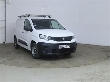 PEUGEOT PARTNER STANDARD DIESEL 1000 1.5 BlueHDi 100 Professional Premium + Van Diesel - Ice White - PK23UZS - 5 Door Panel Van