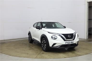 NISSAN JUKE 1.0 DiG-T 114 Acenta 5dr Petrol - WHITE - FY23VMJ - 5 Door Hatchback
