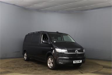 VOLKSWAGEN TRANSPORTER T32 LWB DIESEL 2.0 TDI 150 Highline Kombi Van Diesel - BLACK - RA21YMT - 4 Door Window Van