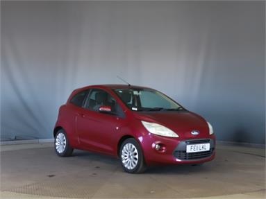FORD KA 1.2 Zetec 3dr Petrol - RED - FE11LKL - 3 Door Hatchback
