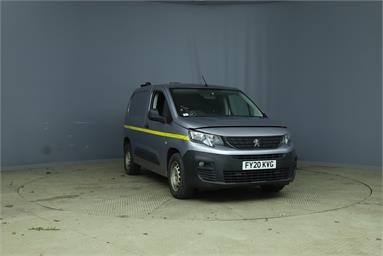 PEUGEOT PARTNER STANDARD DIESEL 1000 1.5 BlueHDi 100 Grip Van Diesel - GREY - FY20KVG - 5 Door Panel Van
