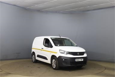 PEUGEOT PARTNER STANDARD DIESEL 1000 1.5 BlueHDi 100 Professional Van Diesel - WHITE - NU21THF - 5 Door Panel Van