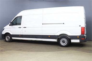 VOLKSWAGEN CRAFTER CR35 LWB DIESEL FWD 2.0 TDI 140PS Trendline High Roof Van High Roof Diesel - WHITE - YG70XTK - 5 Door Panel Van