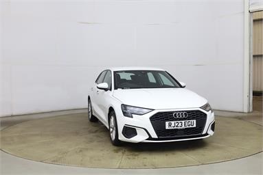 AUDI A3 30 TFSI Technik 5dr S Tronic Petrol - WHITE - RJ23EGU - 5 Door Hatchback